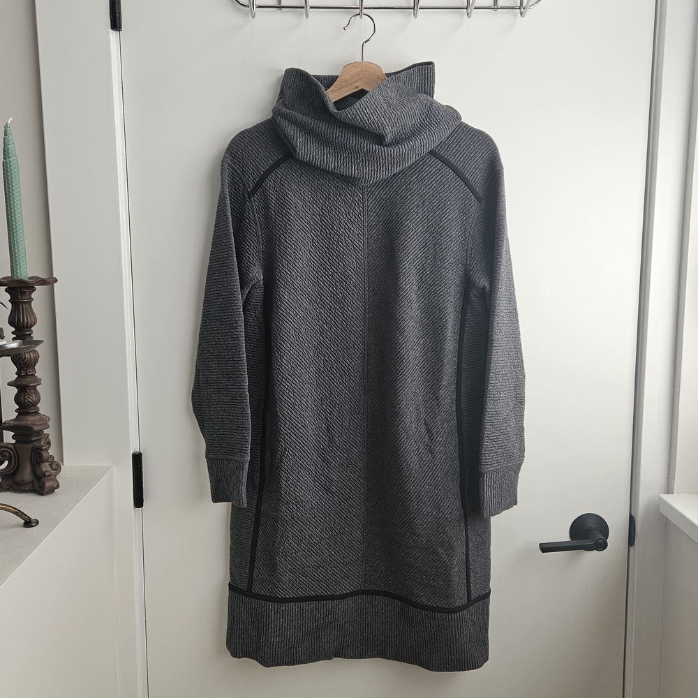 Lululemon Athletica Gray Cowl Dress